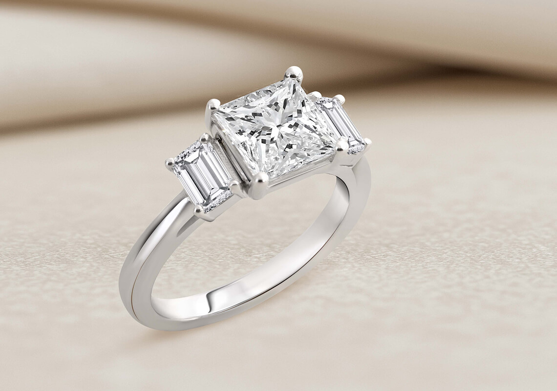 princess cut engagement rings