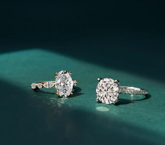 side stone engagement ring