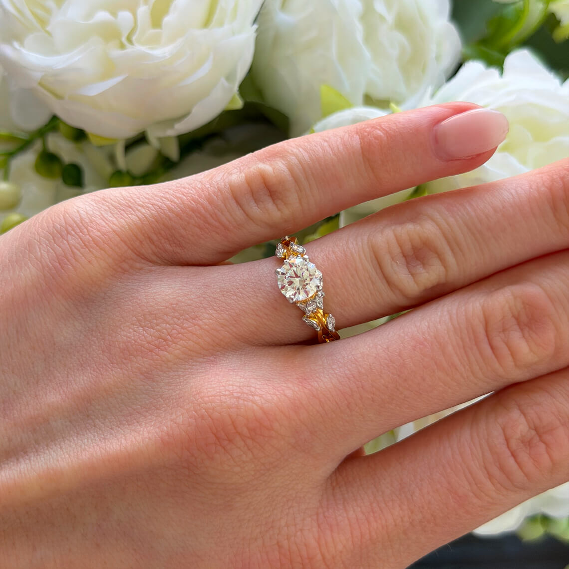 Side Stone Ring