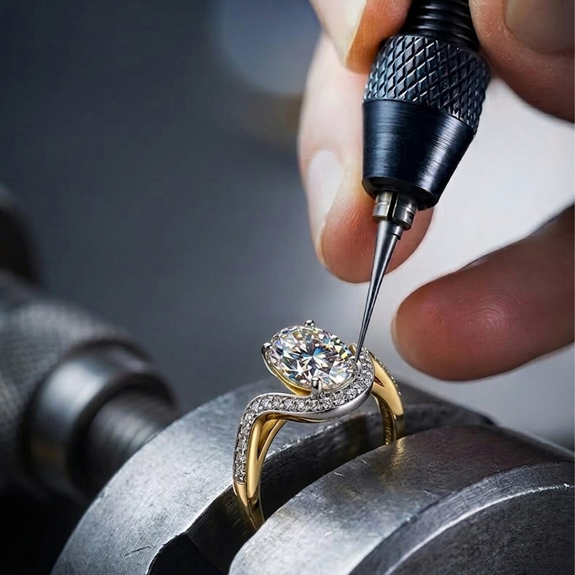 crest engagement ring