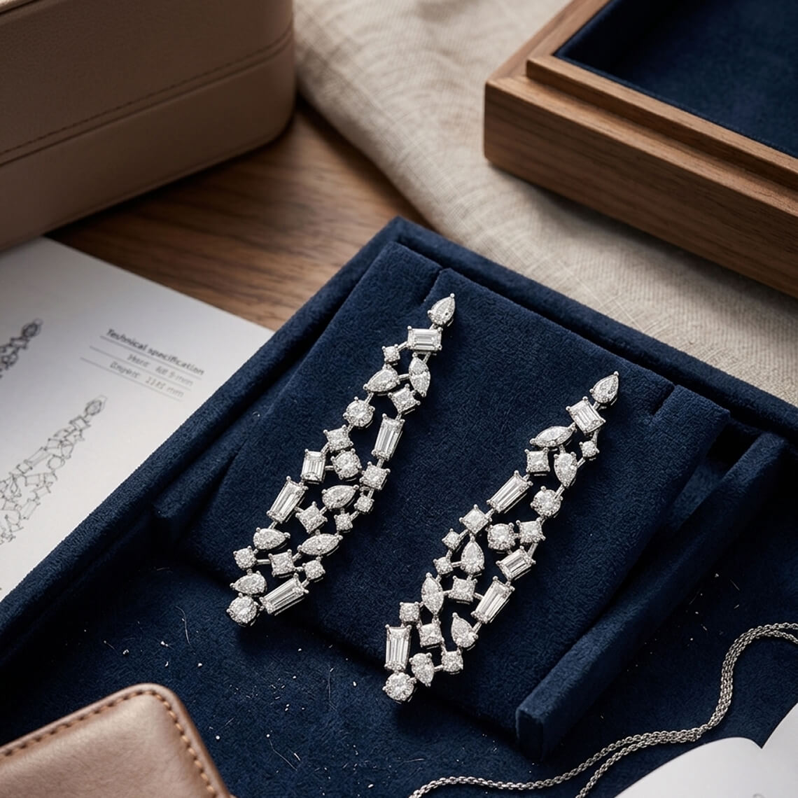 Waterfall Dangling Earrings