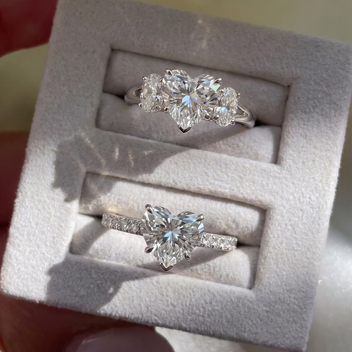 Heart-Shaped Rings