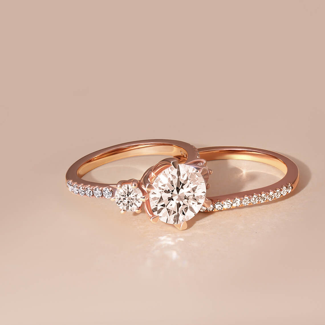 round vintage engagement ring