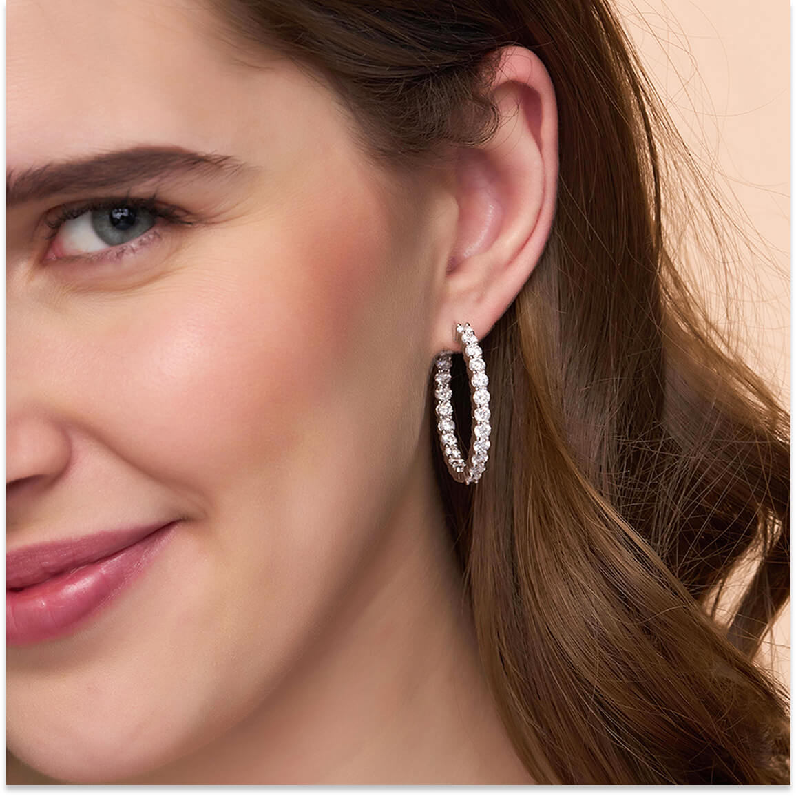 hoop earrings