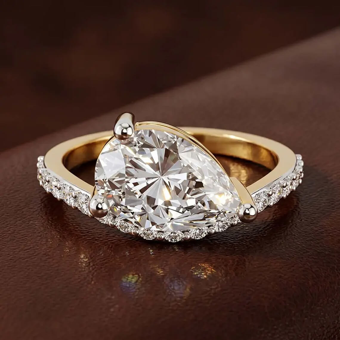 Pave Crest Ring