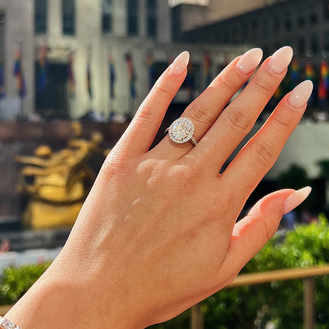 Halo Style Engagement Ring
