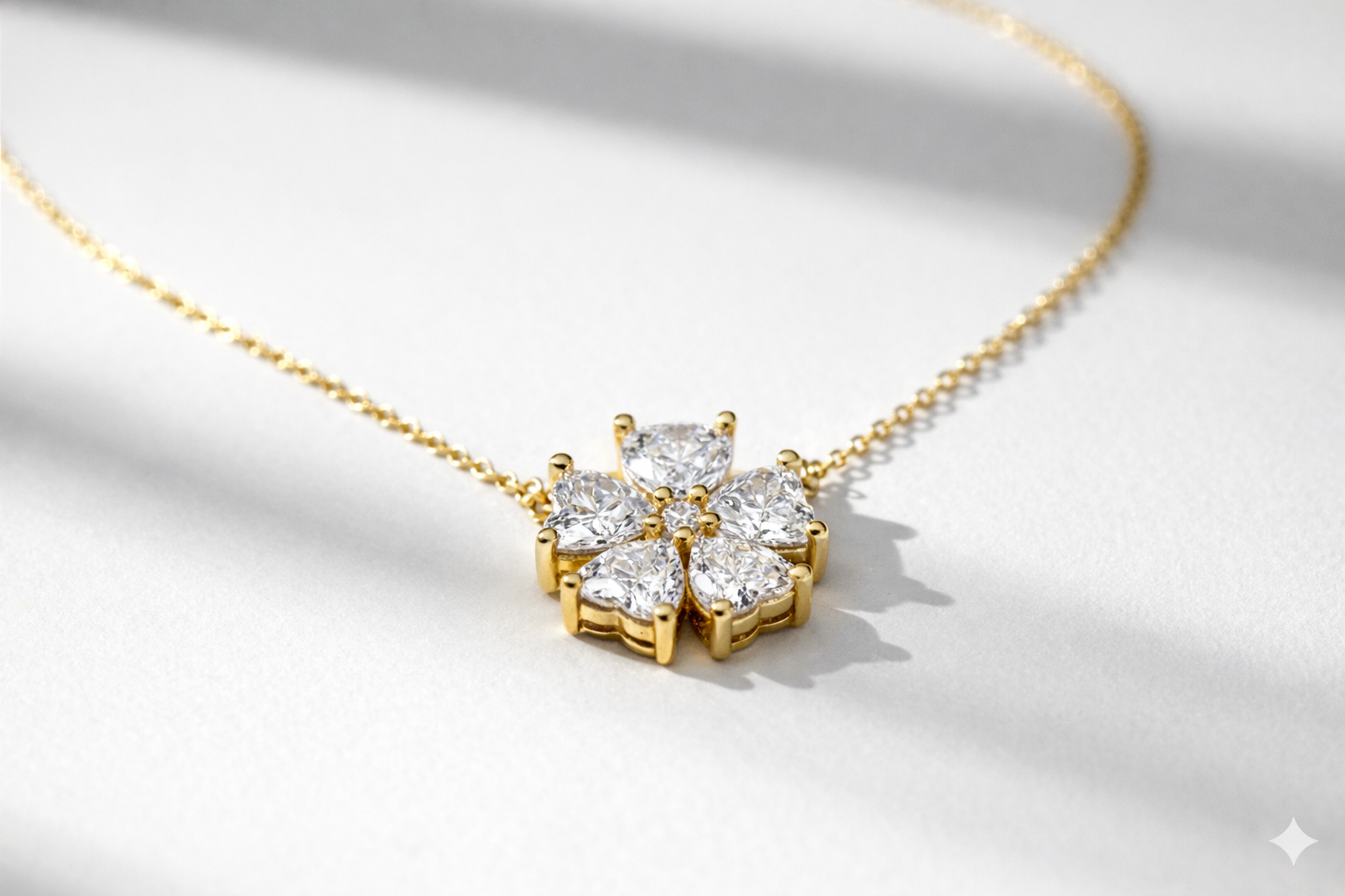 Heart Bloom Fashion Necklace