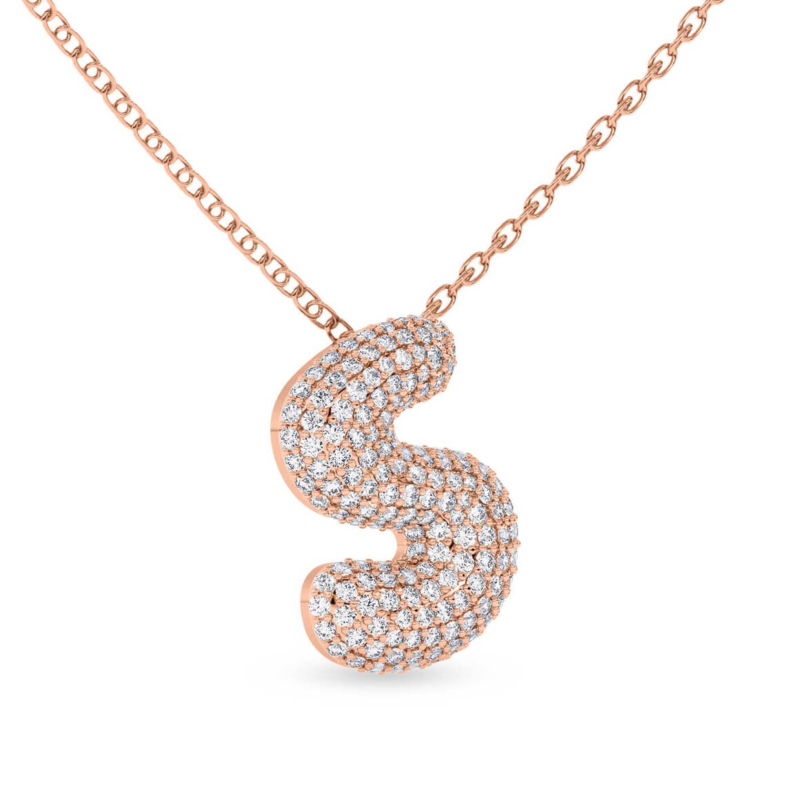 Initial S Necklace