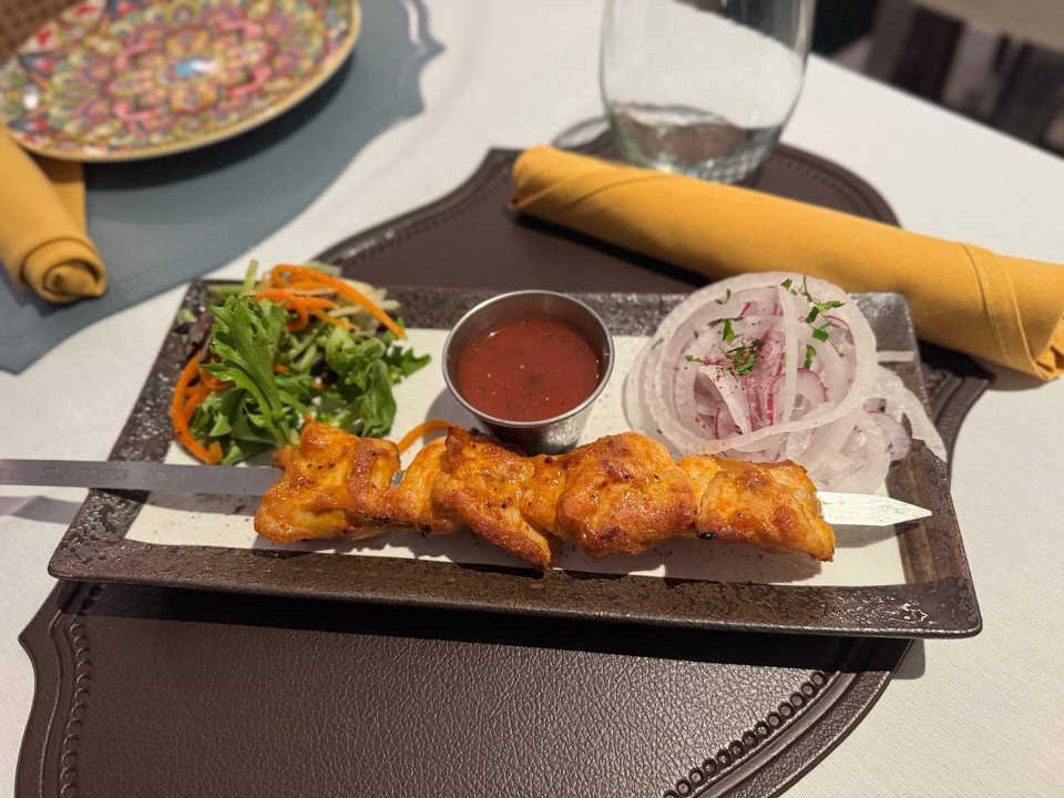 Chicken kebab 2skew.