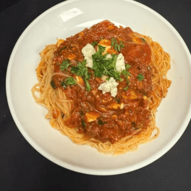 Angel Hair Feta Pomodora