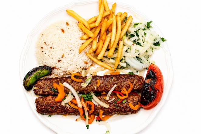 Platter Baku Lula Kebab