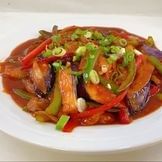 Eggplant with Spicy Sauce