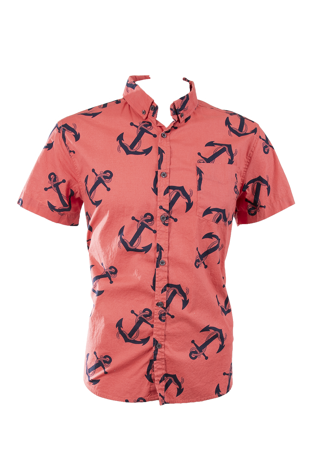 Short Sleeve Cotton Button Up Image