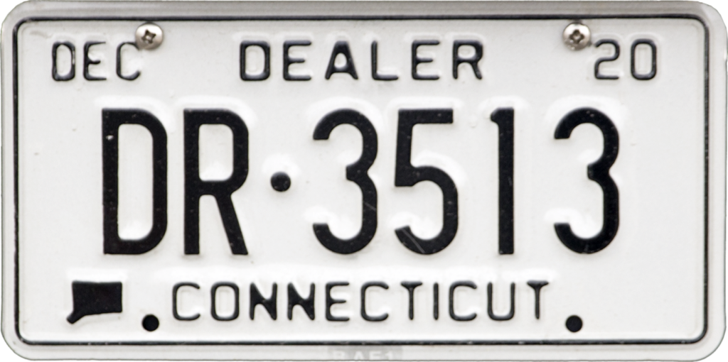 License Plate Design and Format in Connecticut
