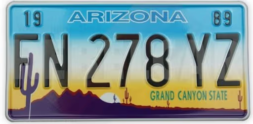 Standard Passenger Plates