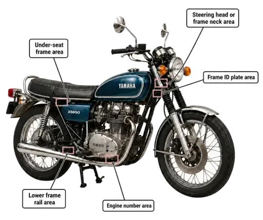 Where to Find Your VIN Yamaha