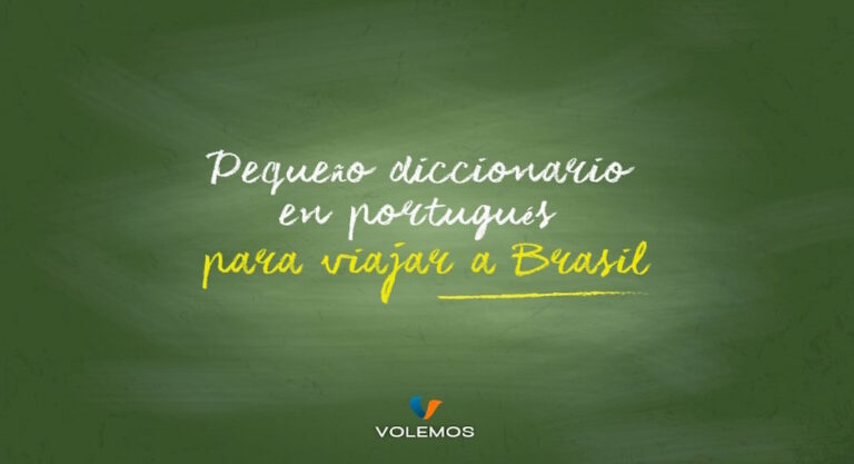 Pequeño diccionario en portugués para viajar a Brasil
