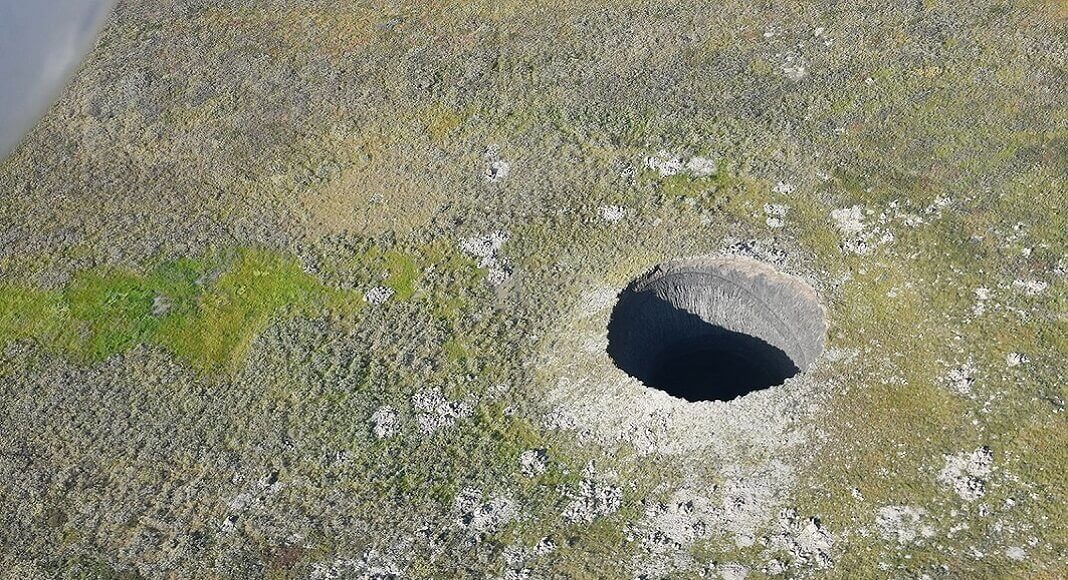 Cráter en Siberia