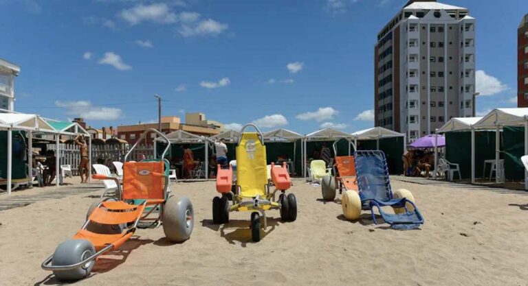 Balnearios y playas accesibles en la costa argentina