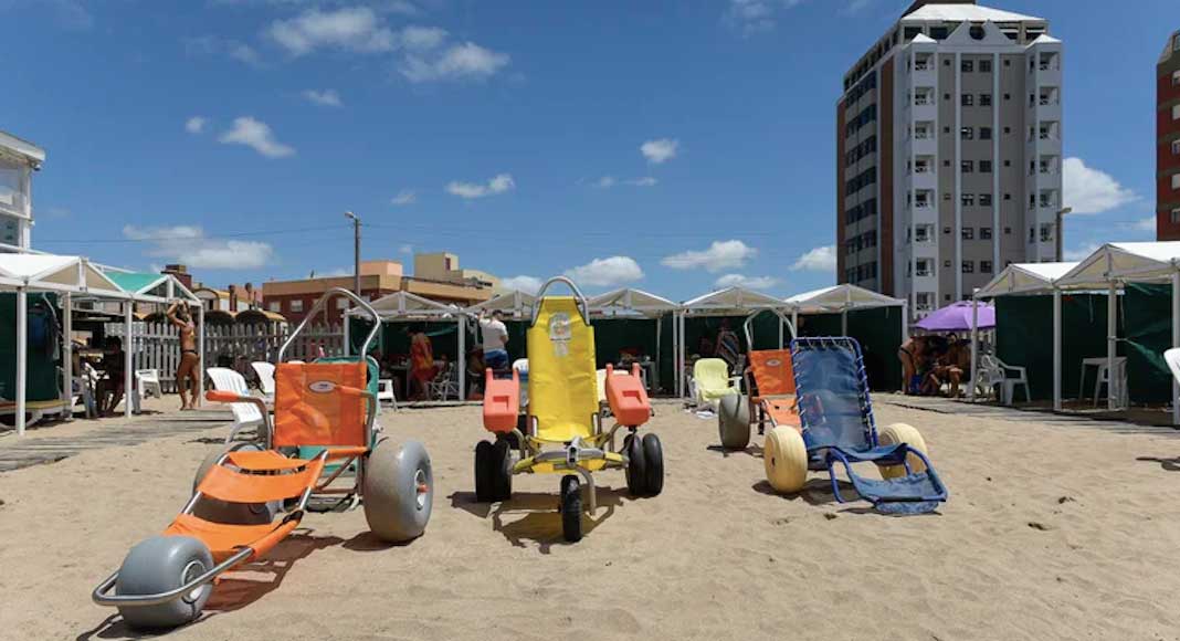 Balnearios y playas accesibles en la costa argentina