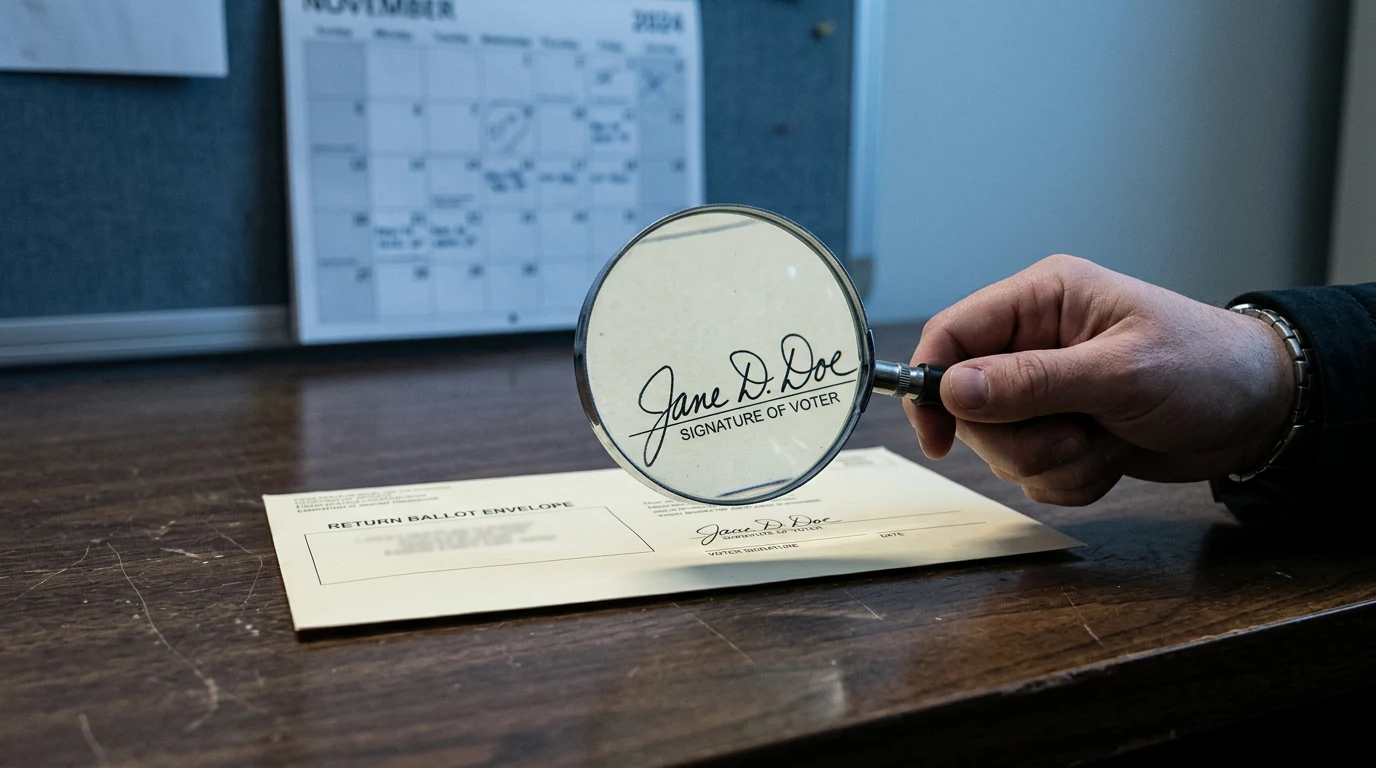 How Ballot Curing Turns a Rejected Signature Into a Counted Vote