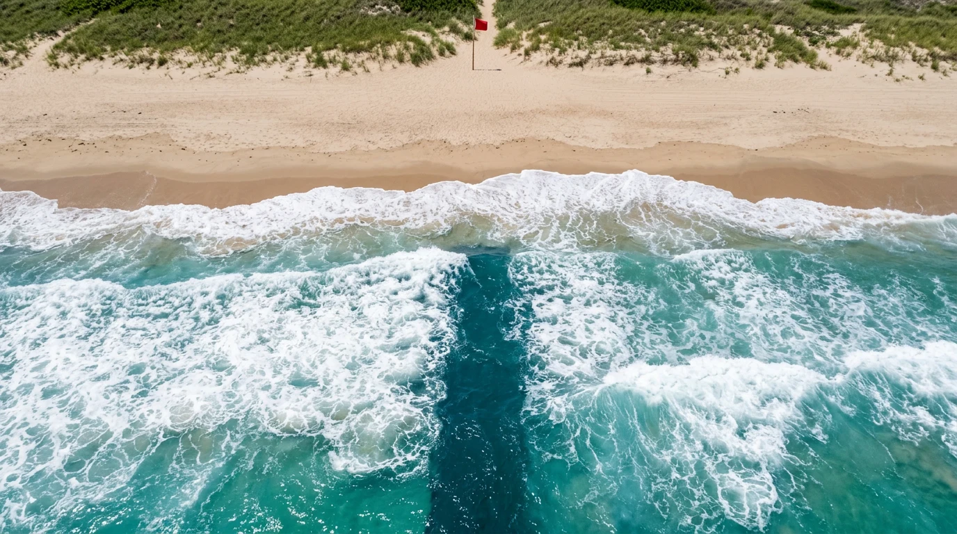 How to Read a Rip Current Before You Swim: NOAA's Risk Levels, the Flags, and the Escape