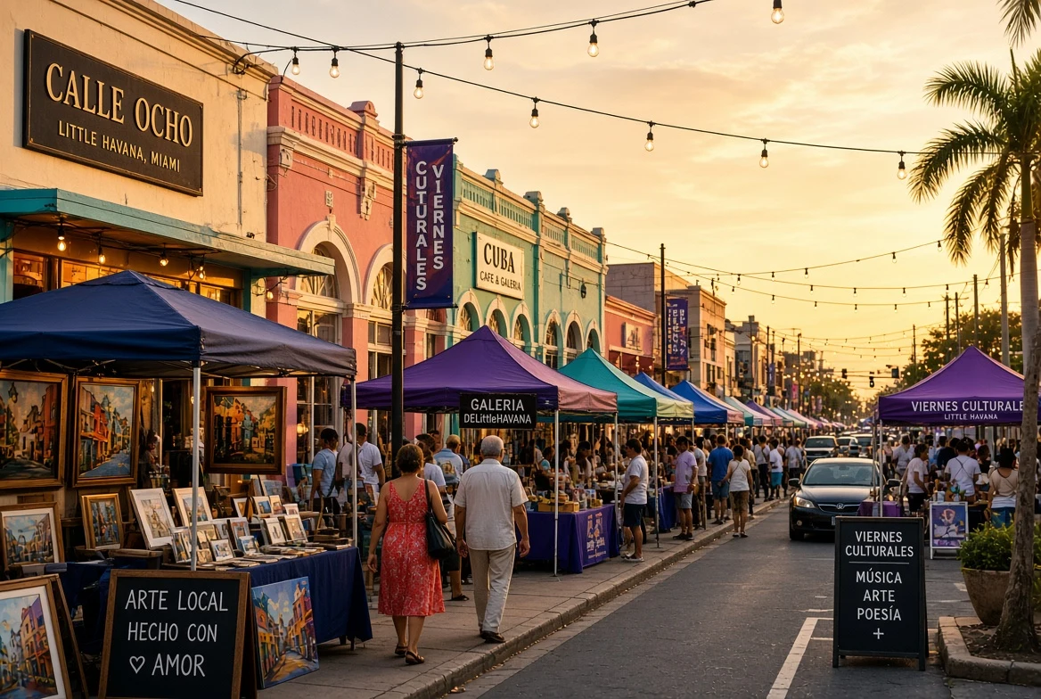 How Little Havana's Viernes Culturales Turns Calle Ocho Into a Monthly Festival