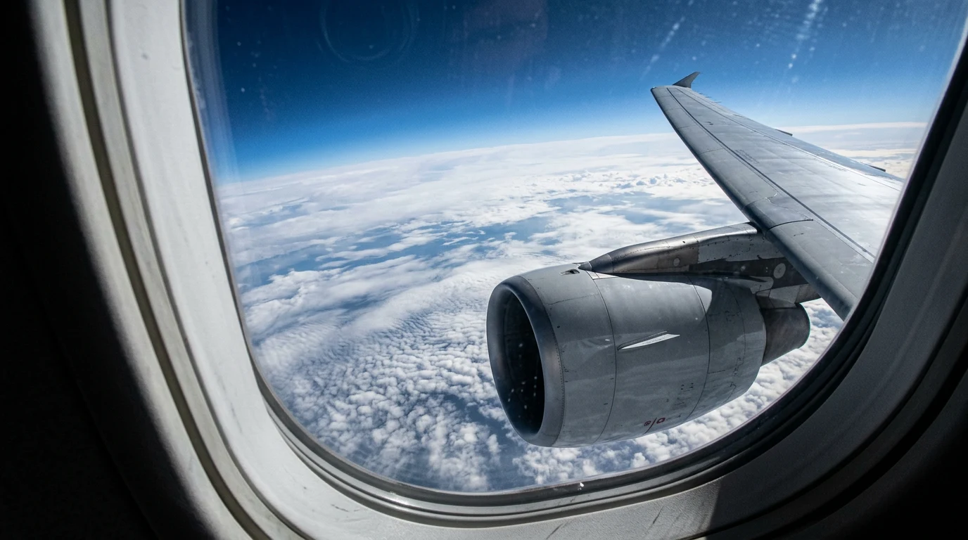 Why Long-Haul Flight Paths Curve on the Map Instead of Going Straight
