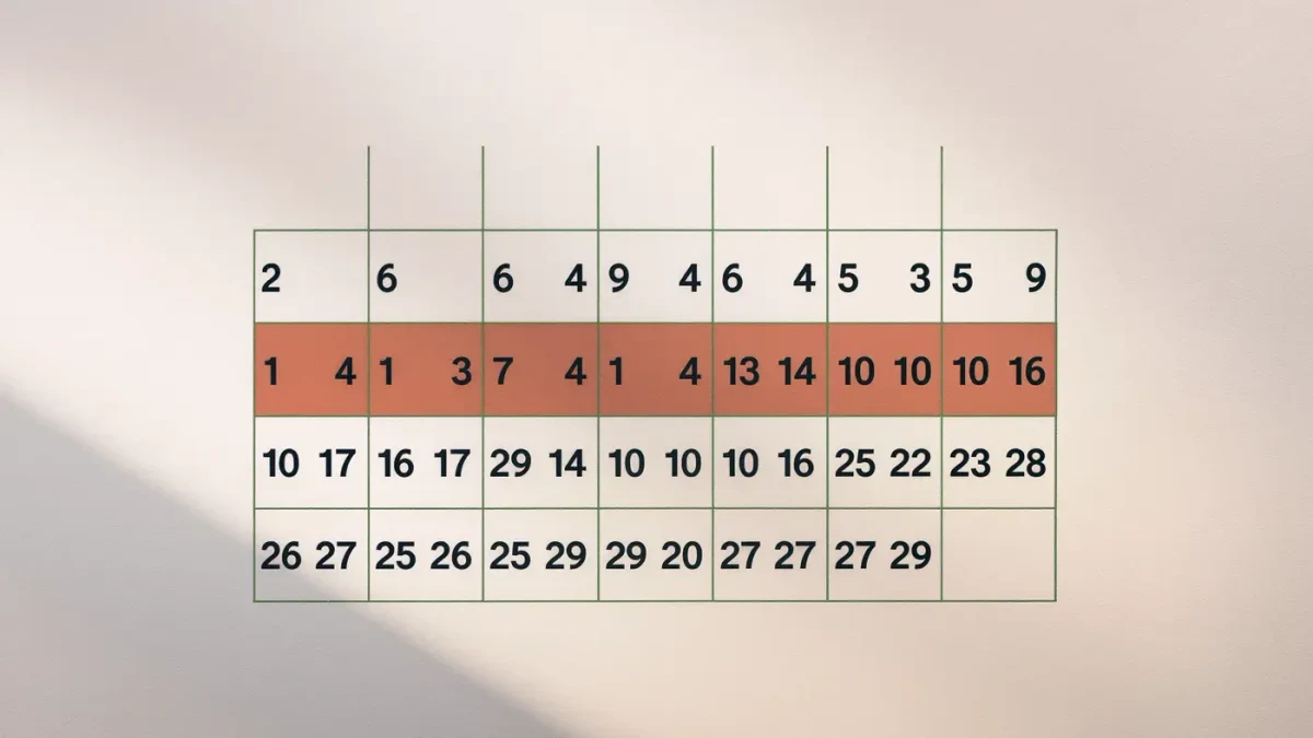 Clean editorial infographic calendar of the twelve zodiac season date ranges on a cream background with moss green and terracotta accents