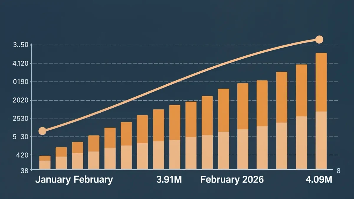 Line chart of home sales and months of supply early 2026