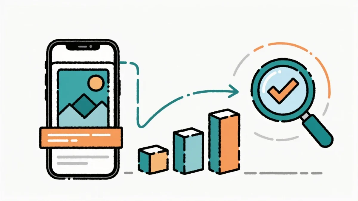 Infographic showing a joke wrapper around a fact claim with verification steps