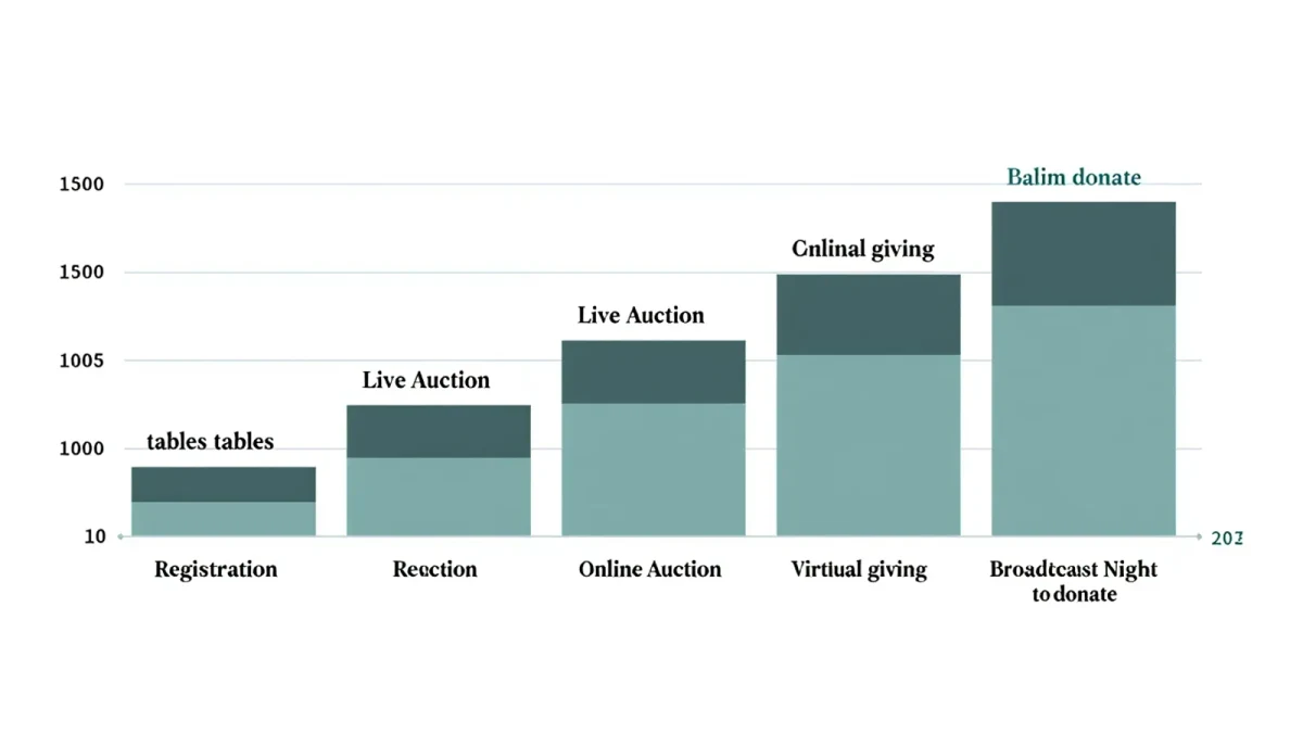 Infographic of hybrid gala revenue components