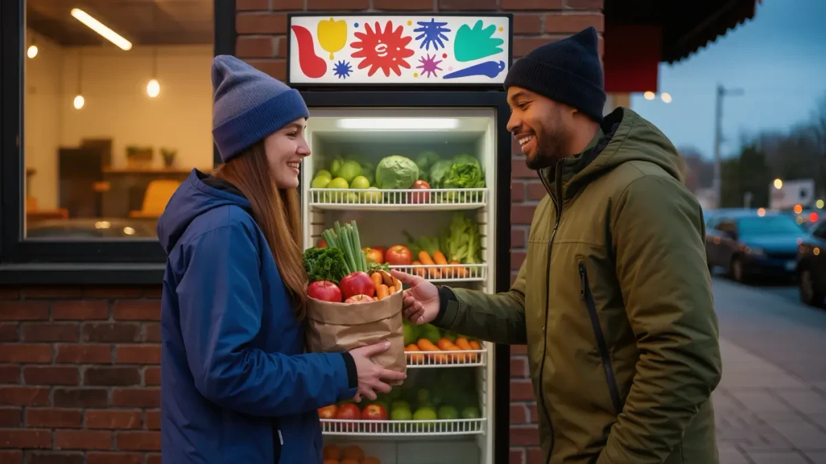 Neighbors Keep the Lights on Community Fridges Across America