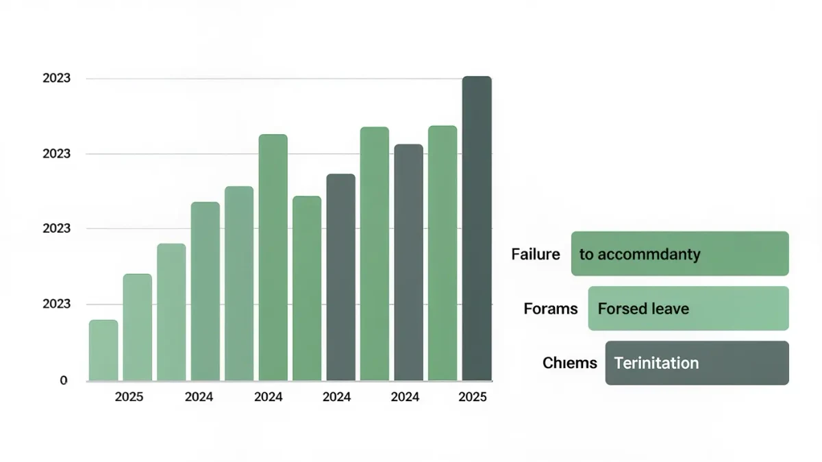 Chart of PWFA charge growth and accommodation claim types