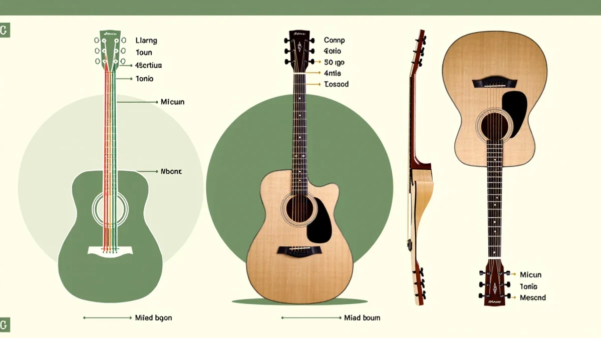 Diagram comparing standard and reversed string roles on a flipped guitar