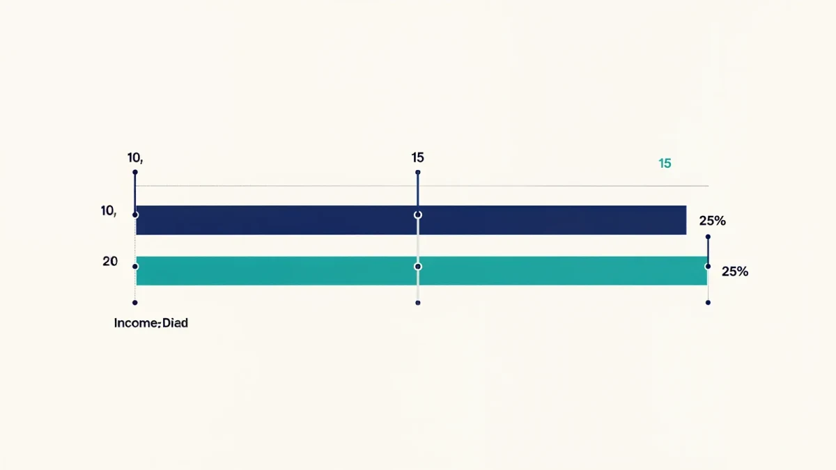 Clean infographic comparing two student loan repayment timelines