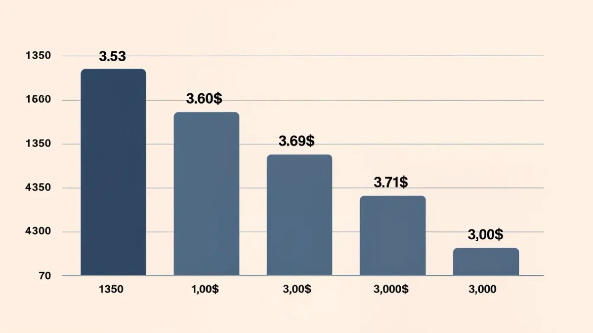 Infographic showing quarterly sales and job reduction figures