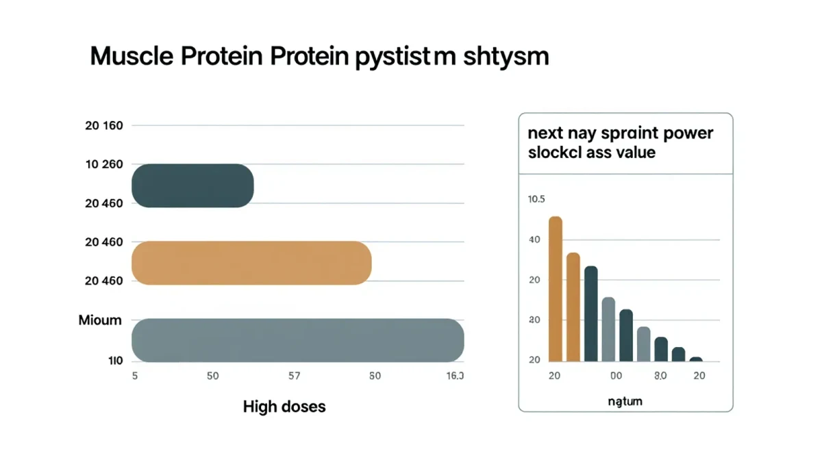 Infographic of alcohol dose versus muscle protein synthesis after exercise
