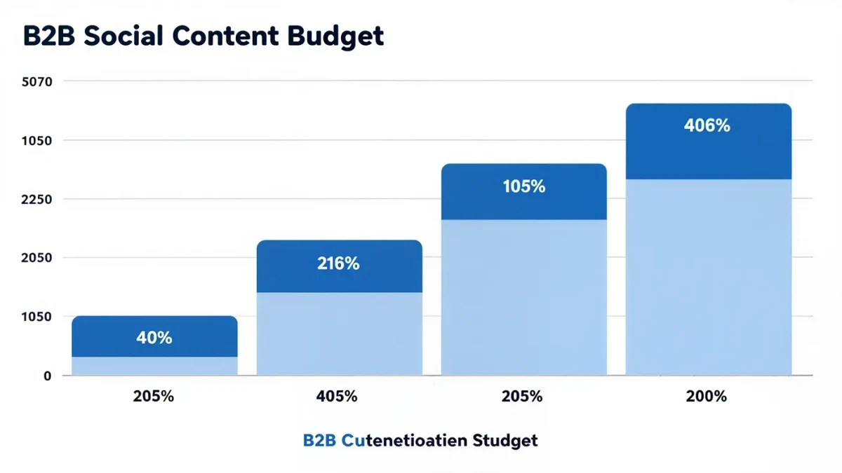 How B2B Teams Should Split A Social Content Budget Across Channels
