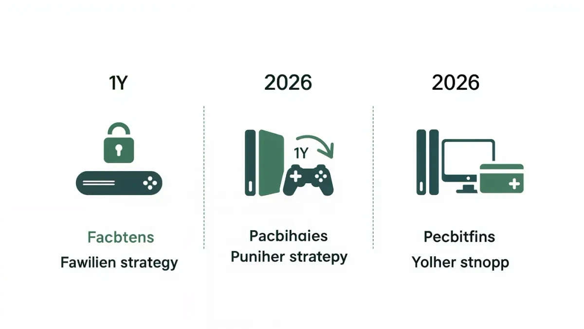 Infographic of game release platform availability in 2026