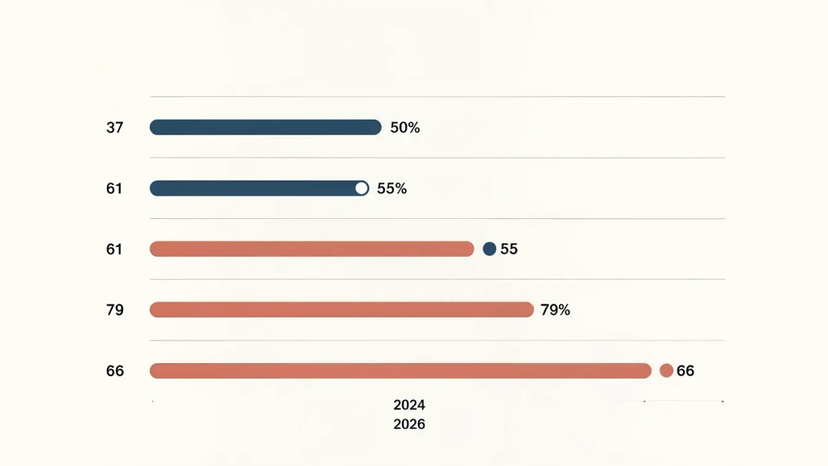 Infographic of survey percentages on religion and politics