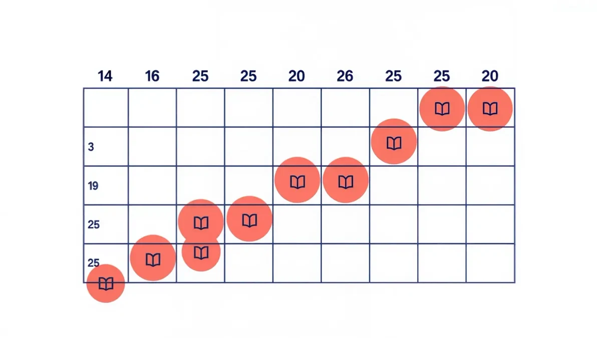 Infographic calendar grid highlighting summer free ebook event dates