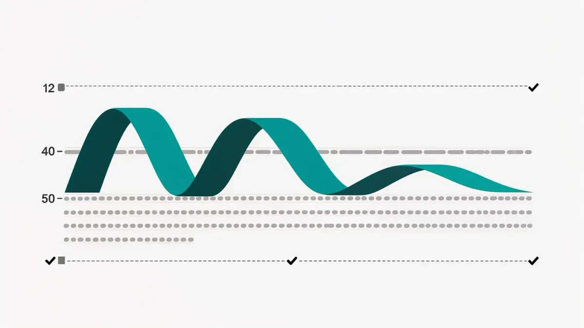 Infographic chart of reader attention falling across a caption's first lines