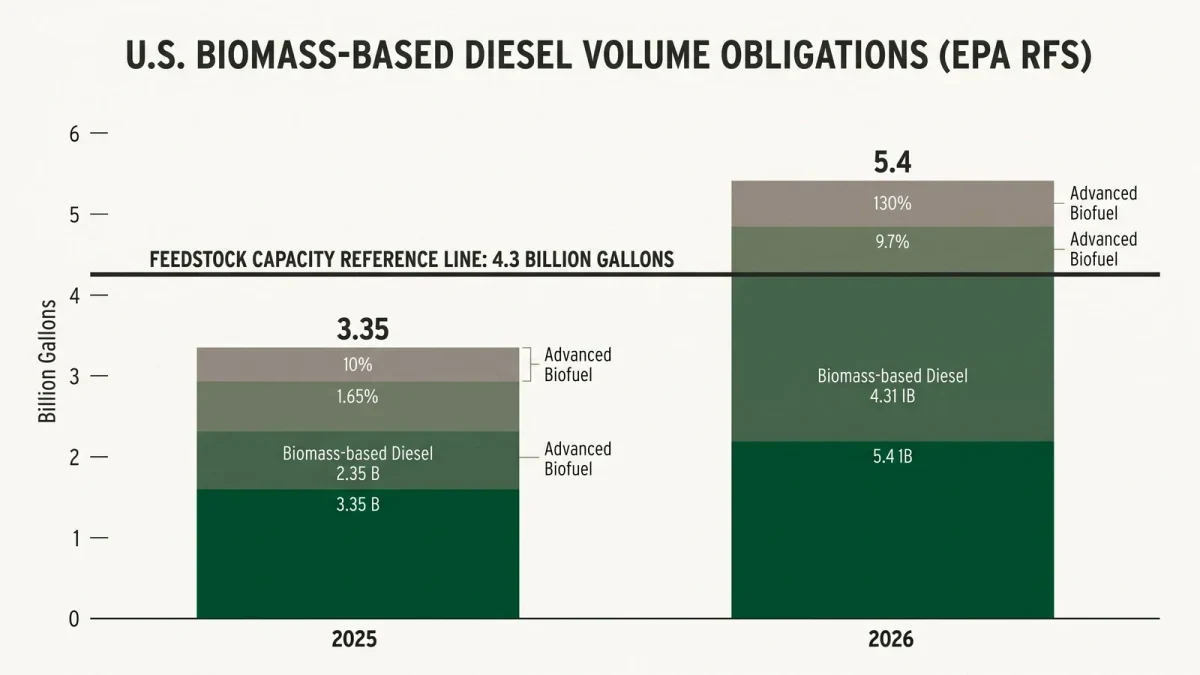 Infographic of RVO volumes 2025 versus 2026