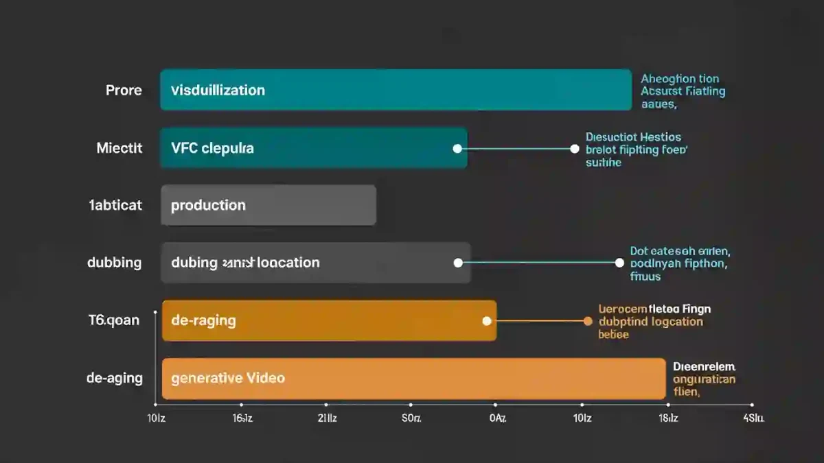 Chart showing production tasks where AI tools are deployed