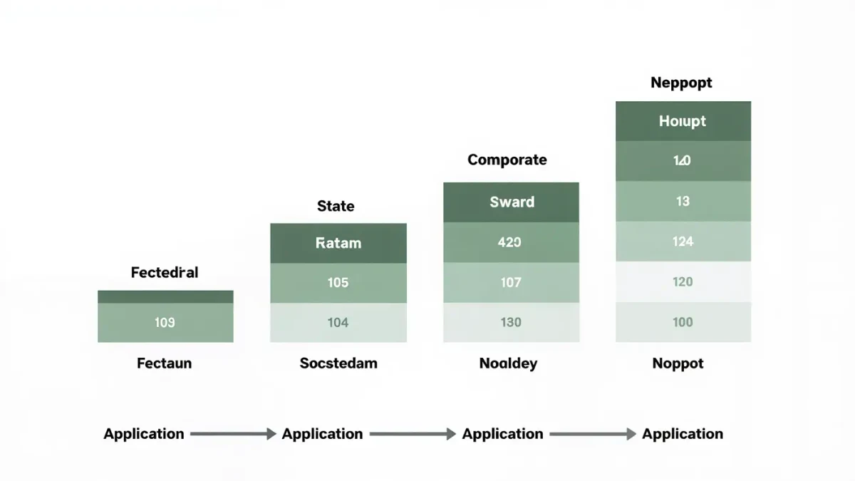 Infographic of grant channels and application steps for women-owned businesses