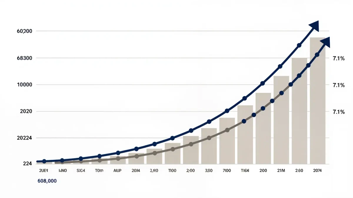 Chart of apartment deliveries versus rental vacancy over time