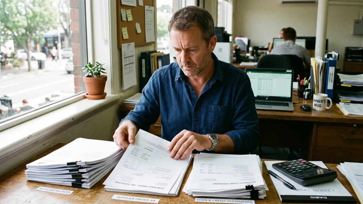Owner matching purchase orders to loan statements