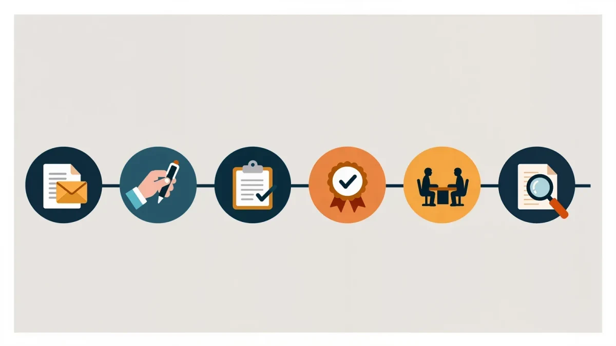 Step diagram of the IEP process from referral to review