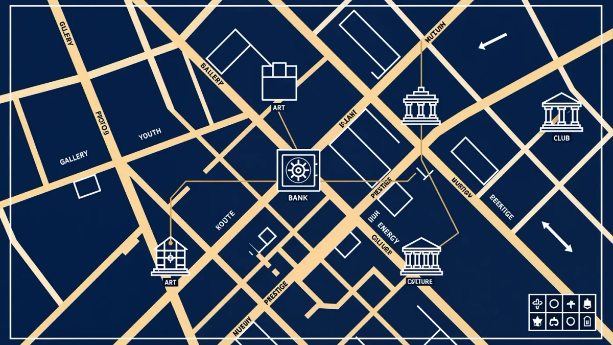 Infographic chart mapping how launch venues communicate brand identity